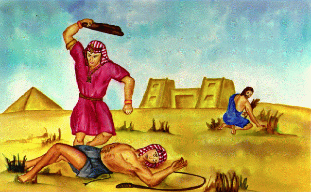 Moses kill Egyptian